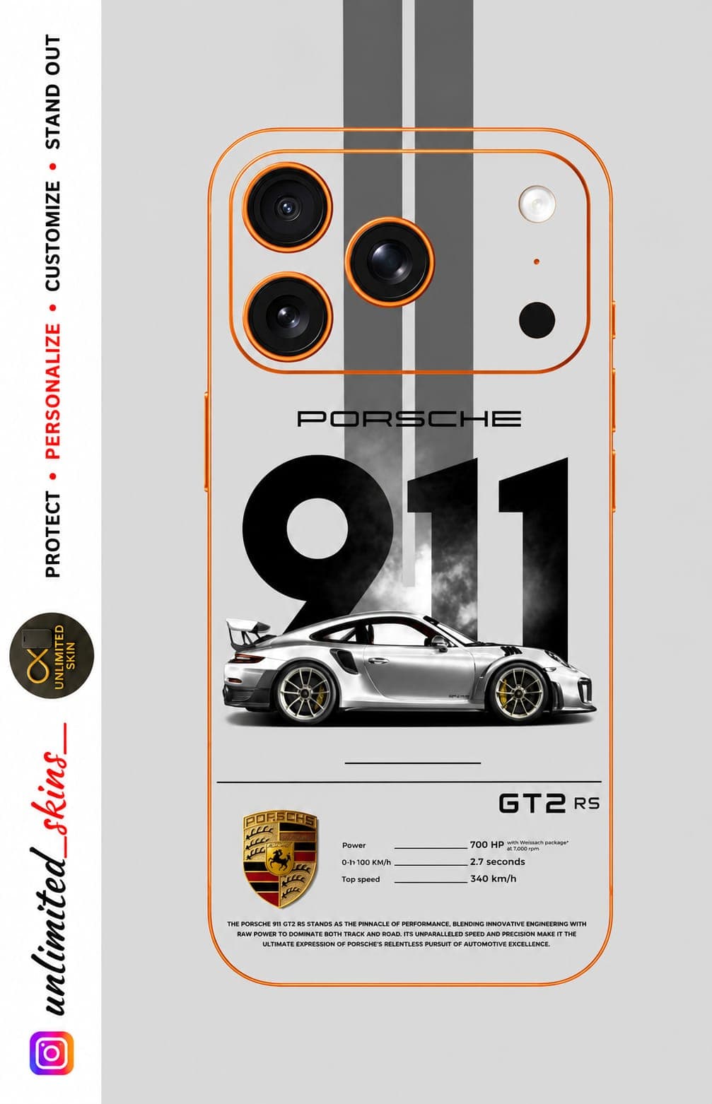 Sports Car Mobile Skin