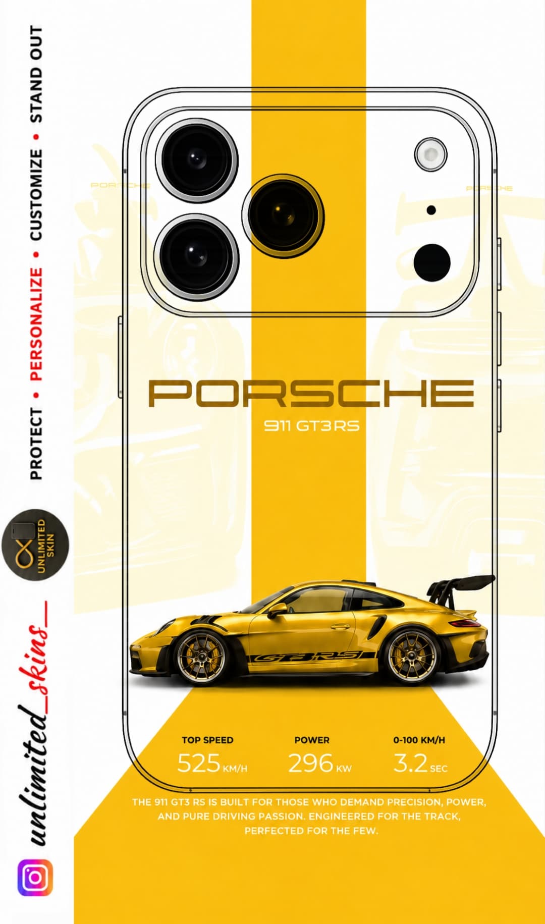 Sports Car Mobile Skin