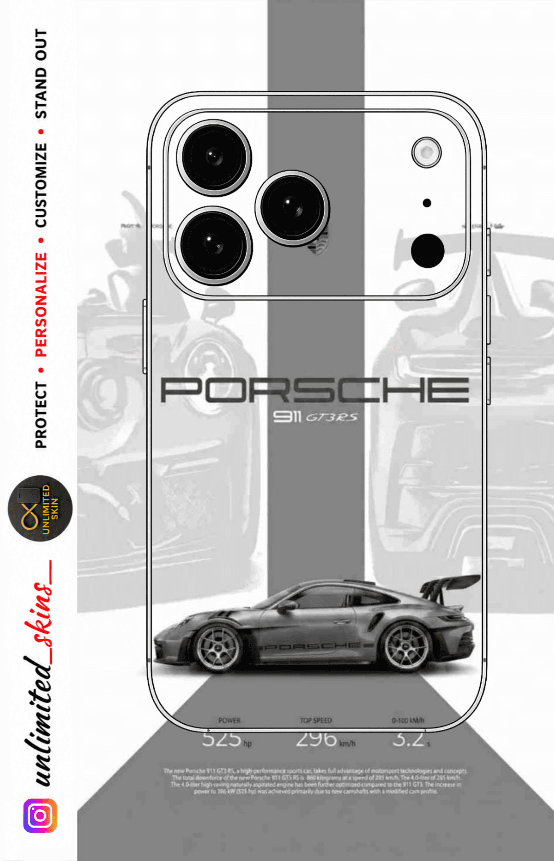 Sports Car Mobile Skin