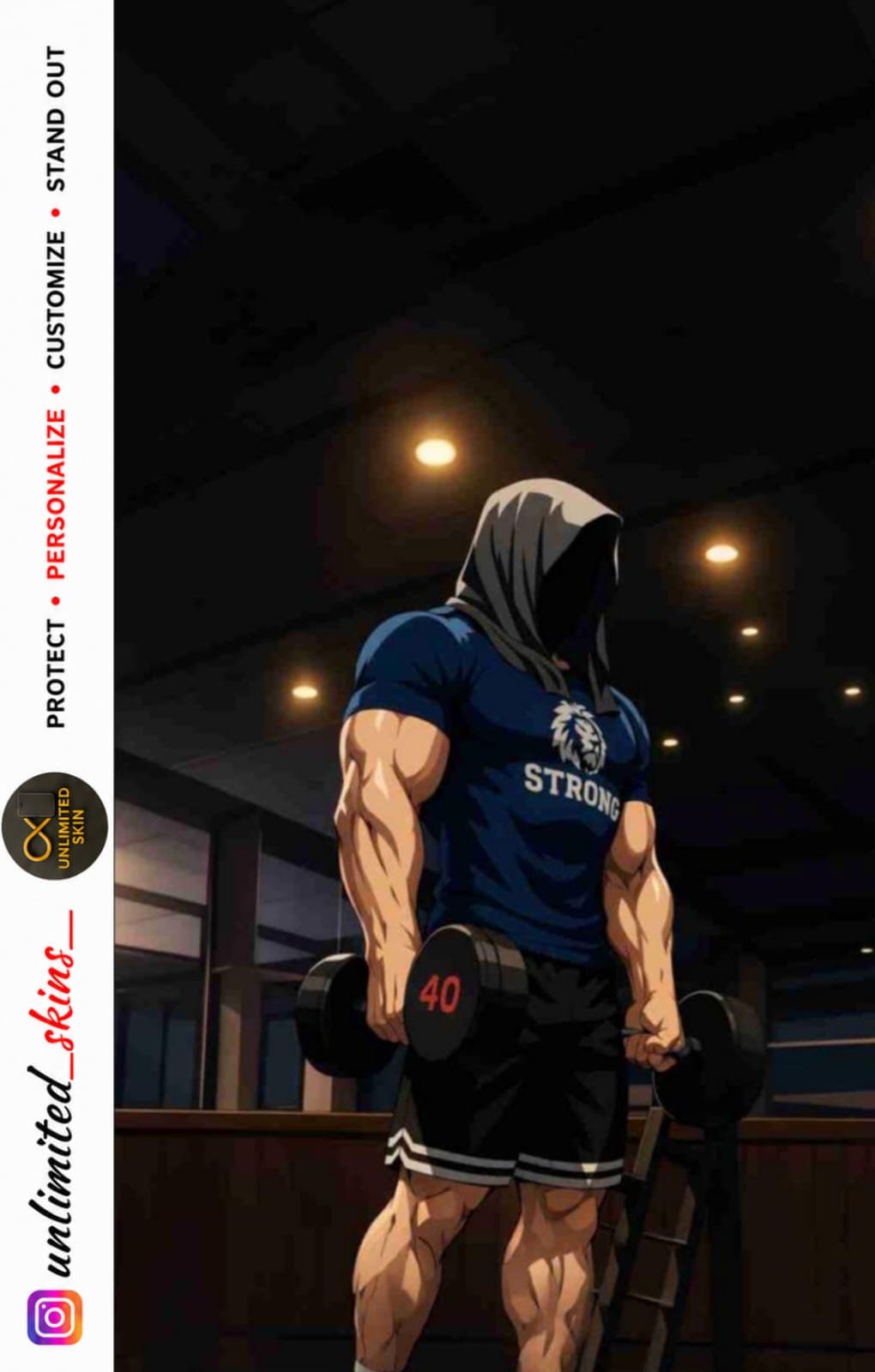 GYM 🏋️♂️ ( Text Mobile Skin )