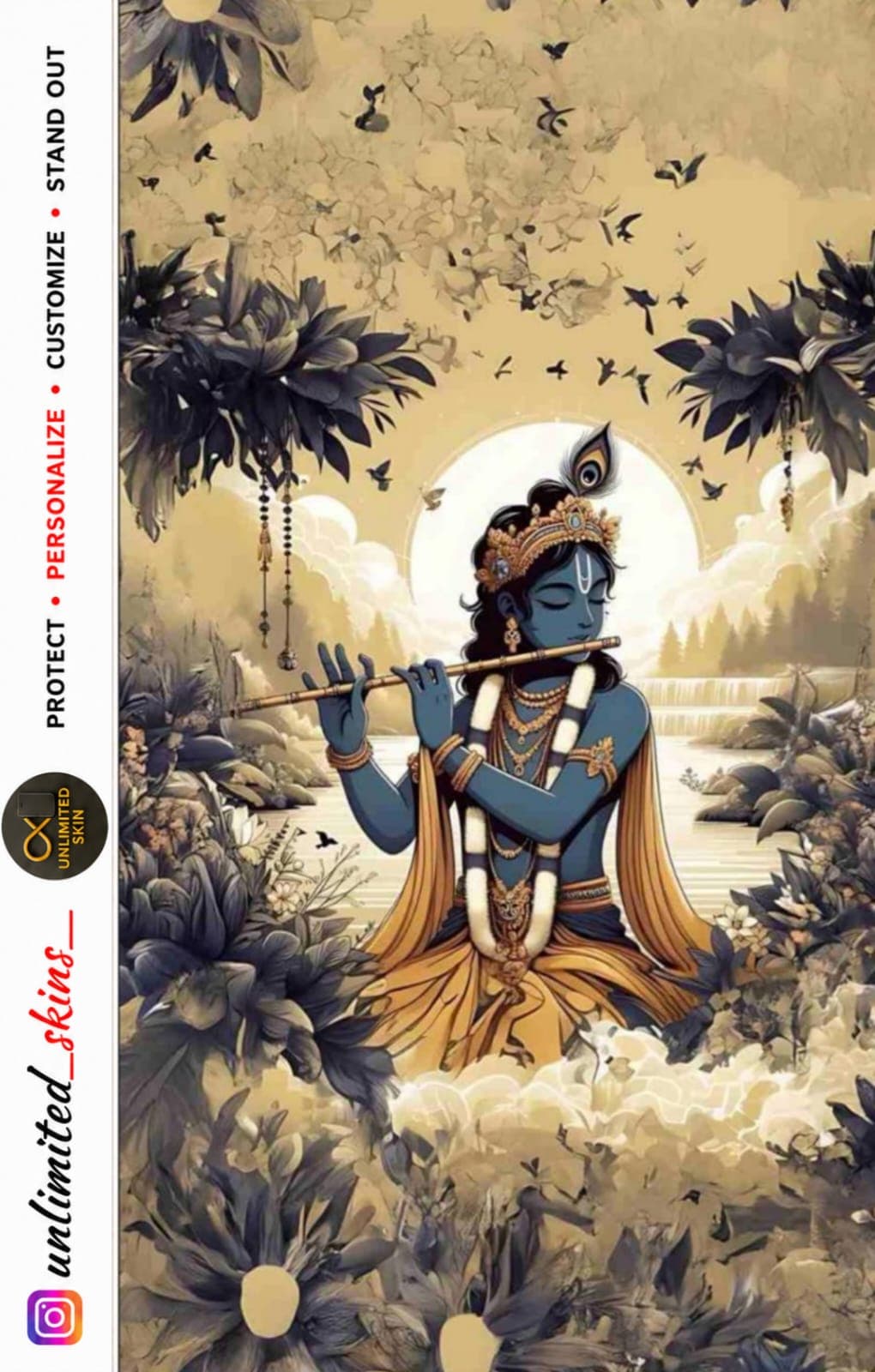 Krishna (Text Mobile Skin)