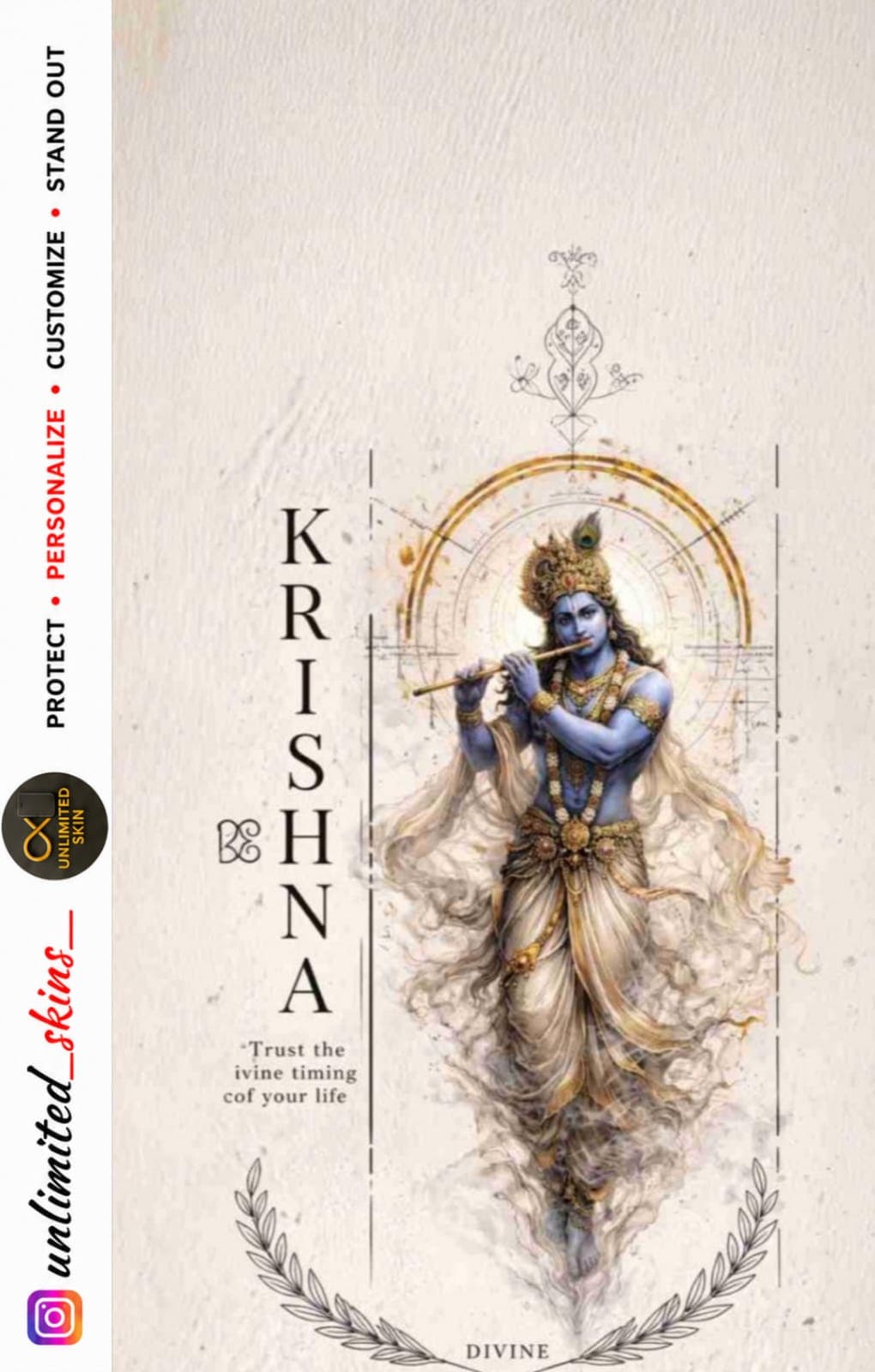 Krishna (Text Mobile Skin)