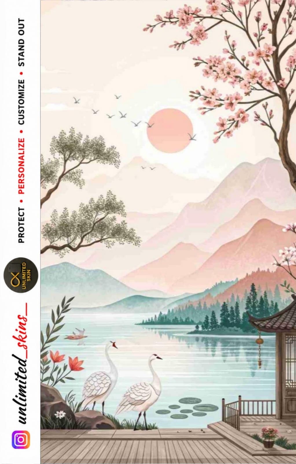 Nature Mobile Skin (Text Mobile Skin)
