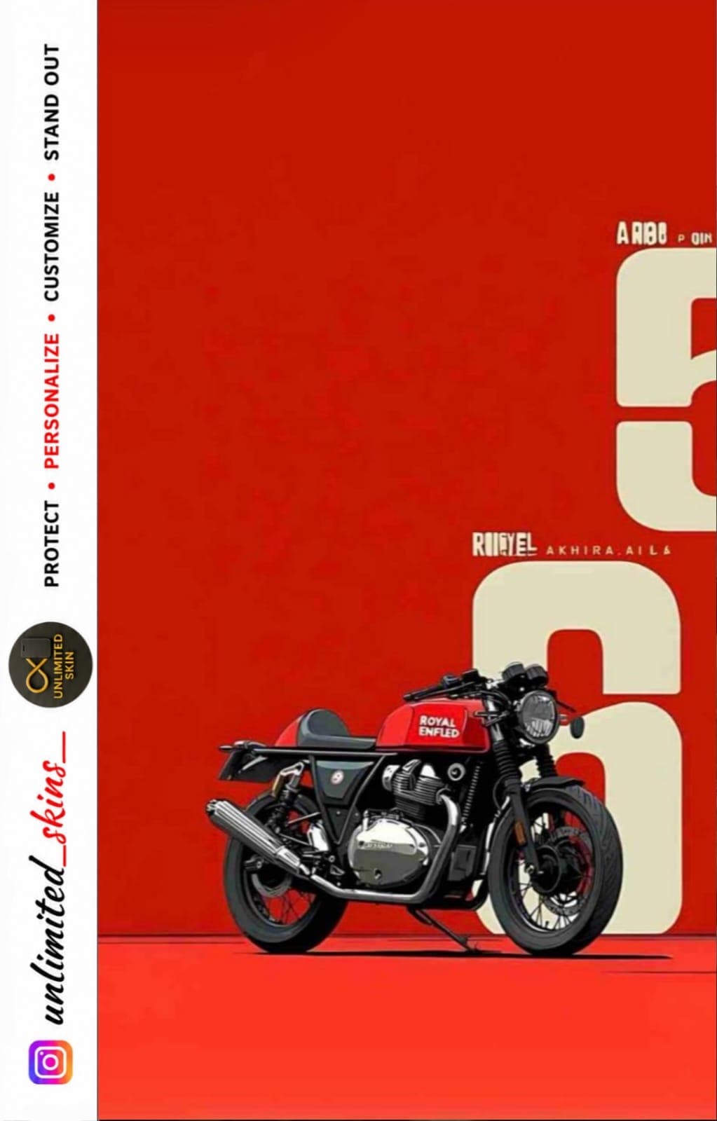 ROYAL GT 650 (Text Mobile Skin)