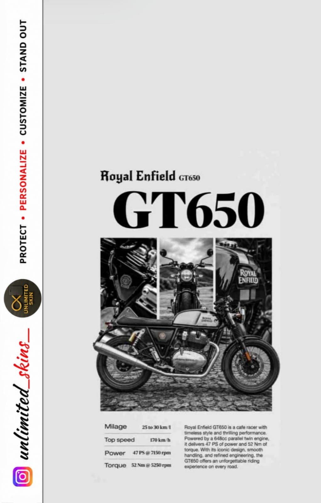 GT 650 (Text Mobile Skin)